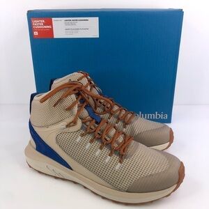 Columbia Men Trailstorm Mid Waterproof Top Hiking Sneakers Fossil Boots